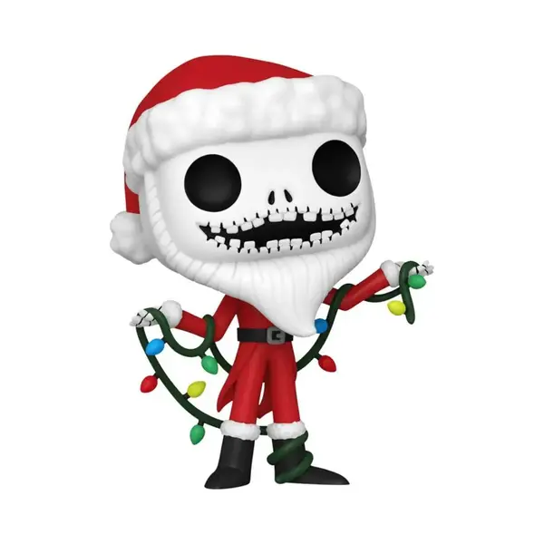Funko Pop! Disney, The Night Before Christmas 30th - Santa Jack Skellington - The Nightmare Before Christmas - Vinyl-Sammelfigur - Geschenkidee - thumbnail