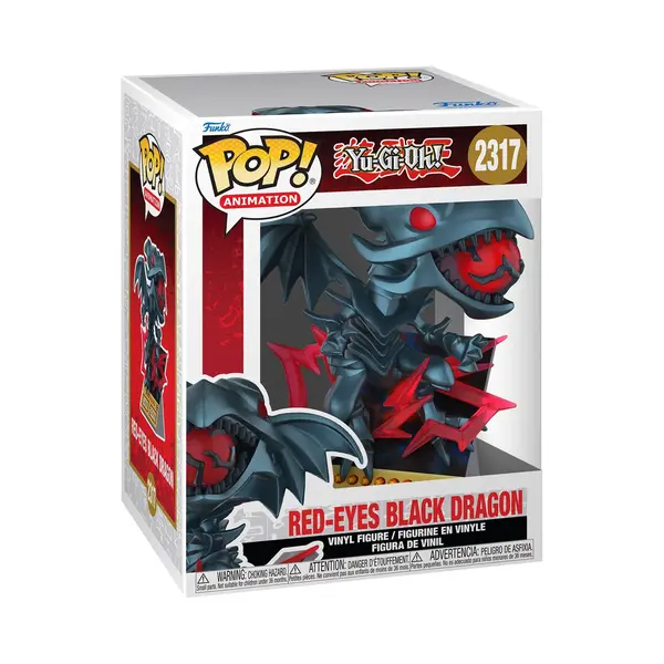 Funko Sammelfigur Pop Figure Premium Yu-Gi-Oh! Red-Eyes Black Dragon #2317 thumbnail
