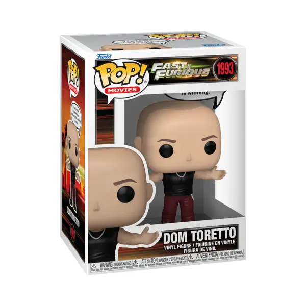 Funko Sammelfigur Pop Figure The Fast And The Furious Dom Toretto #1993 thumbnail