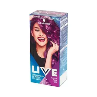 Schwarzkopf, Haarkleur, Live Ultra Brights Or Pastel Hair Dye 094 Purple Punk (094 Paarse Punk)
