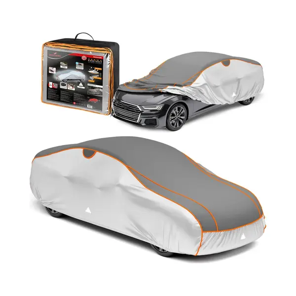 Walser Auto-hagelbeschermhoes Perma Protect - Hagel Bescherming Dekzeil Waterafstotend - Hagelbeschermende Garage Voor Auto Maat 4 Zilver thumbnail