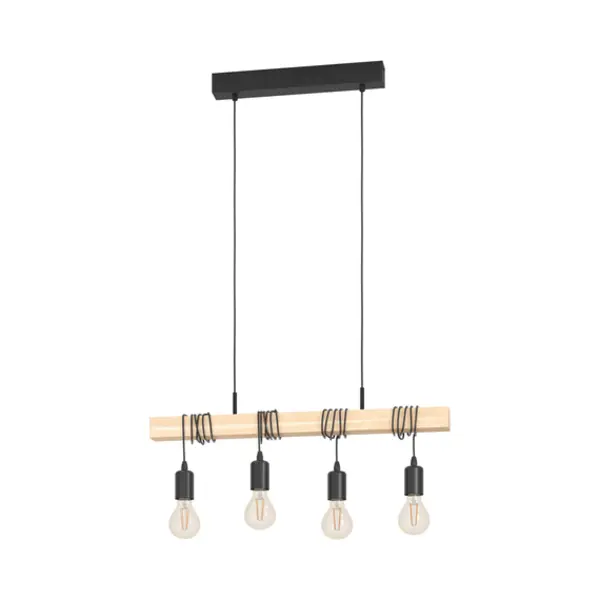 Eglo Townshend suspension lighting Flexible mount E27 60 W thumbnail