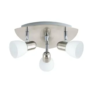 Eglo Enea Oppervlak-spotverlichting Nikkel, Wit E14 40 W