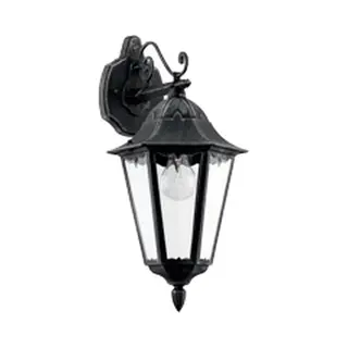 Eglo Navedo Outdoor wall lighting E27 Black, Silver