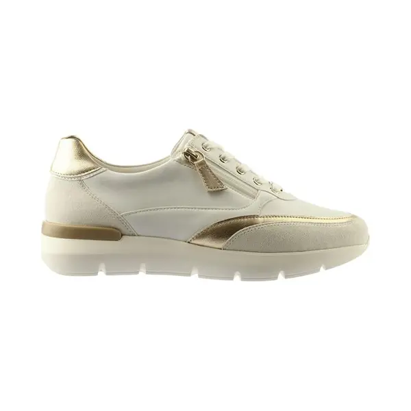 Hassi-A Hassia Bordeaux Sneakers - Leer - Dames - Wit - Maat 42 thumbnail