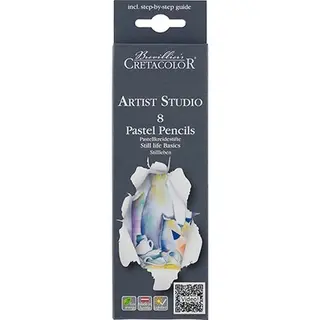 Cretacolor Pastelpotloden Set - 8 Stuks In Heldere Kleuren