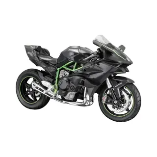Maisto Kawasaki Ninja H2R Motorbike - 1, 12 Scale - Incredibly Detailed Die-Cast Replica Collectible Motorcycle Model, Black