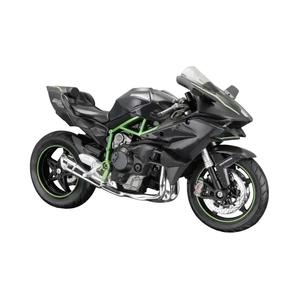 Maisto Kawasaki Ninja H2R Motorbike - 1, 12 Scale - Incredibly Detailed Die-Cast Replica Collectible Motorcycle Model, Black thumbnail