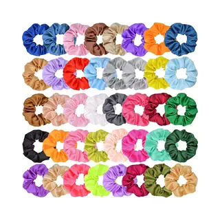 40 Stuks - Scrunchies - Mega Pack Haaraccessoire - Scrunchie Pack - Scrunchies - Haarelastiekjes - 40 Kleuren - Scrunchies - Scrunchie Set
