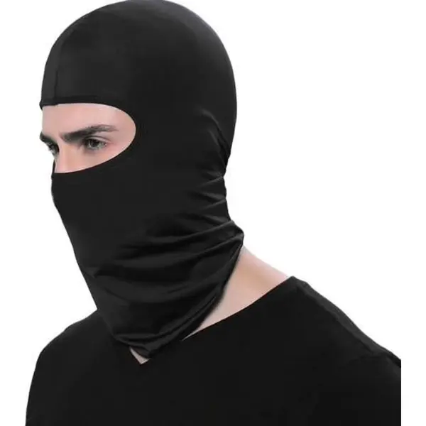 Bivakmuts Balaclava - Bruin - Bivak Muts Nekwarmer - One Size/Unisex - Gezichtsmasker Voor O.a. Skien, Snowboarden, Motorrijden, Wielrennen & thumbnail