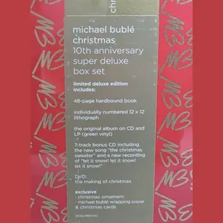 Michael Bublé - Christmas (10th Anniversary Super Deluxe Box) - Boxset Met Cd Vinyl Dvd - Groen