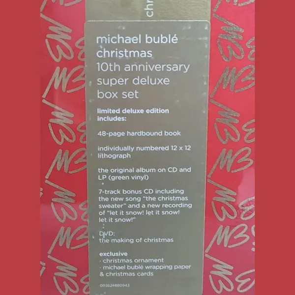 Michael Bublé - Christmas (10th Anniversary Super Deluxe Box) - Boxset Met Cd Vinyl Dvd - Groen thumbnail