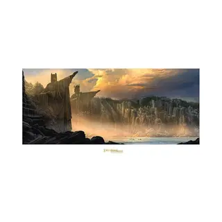 Weta Workshop, Foto's, Lord Of The Rings Kunstdruk De Argonath - Zuilen Der Koningen 59 X 30 Cm (59 X 30 Cm)