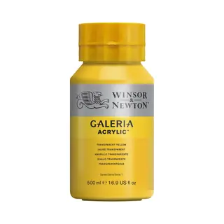 Winsor & Newton Galeria Acryl 500ml Transp Yellow