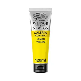 Winsor & Newton Galeria acrielverf 120 ml Geel Koker