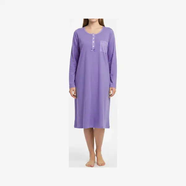 Fine Woman® 6573 Nachthemd 100CM M Paars thumbnail