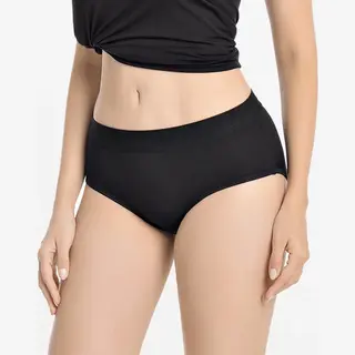 Slip Dames Bamboe Brief Zwart | Ollies Fashion