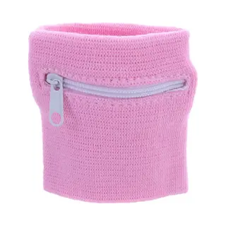 Zweetbandje - Polsbandje - Pols Zweetbandje - Met Rits - Voor Sport En Fitness - 8 X 8 Cm - Roze
