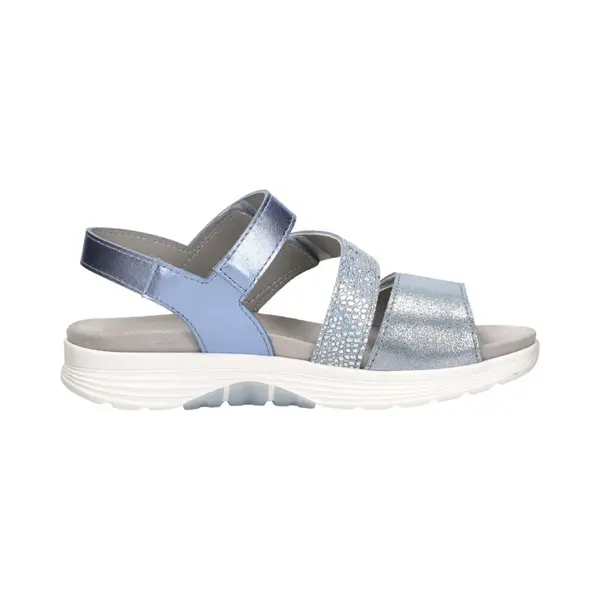 SUB55 Comfort Collection Sunny 31 Sandalen Plat - Licht Blauw - Maat 41 thumbnail