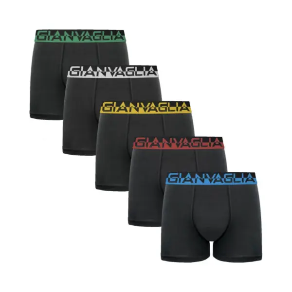 Gianvaglia Heren Boxershorts Katoen - 5-Pack - Maat Xxl thumbnail