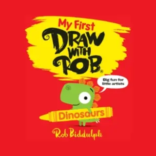 My First Draw With Rob, Dinosaurs
