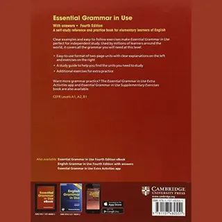 Cambridge University Press Essential Grammar In Use With Answers , A Self-Study Reference And Practice Book For Elementary Learners Of English