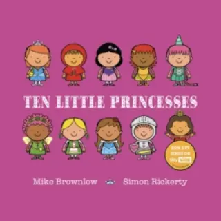 Hachette Uk Ten Little Princesses boek Engels Paperback 32 pagina's