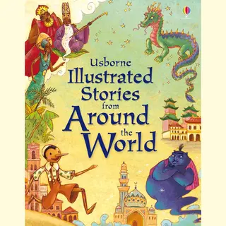 Usborne Publishing Illustrated Stories from Around the World Buch 336 Seiten