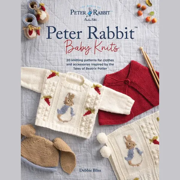 David & Charles Peter Rabbit(Tm) Baby Knits , 20 Knitting Patterns For Clothes And Accessories Inspired By The Tales Of Beatrix Potter thumbnail