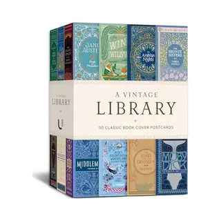Union Square & Co. A Vintage Library, 50 Classic Book Cover Postcards