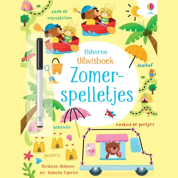 Uitwisboek Zomerspelletjes thumbnail