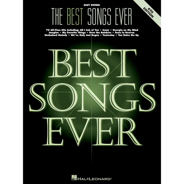 Hal Leonard The Best Songs Ever 6th Edition Recueil De Chansons Pour Guitare thumbnail