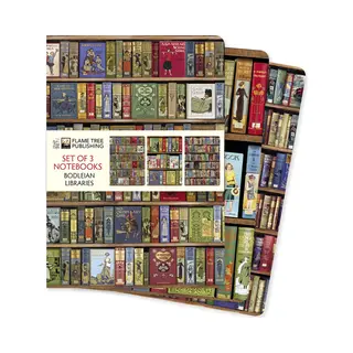 Flame Tree Publishing Standard Notebook Collection- Bodleian Libraries Set Of 3 Standard Notebooks