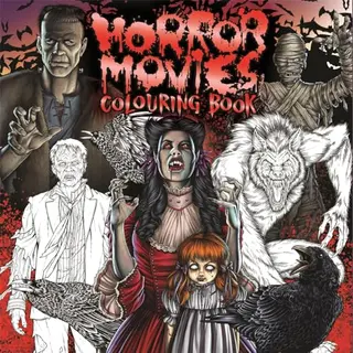 Bonnier Books Ltd Horror Movies Colouring Book