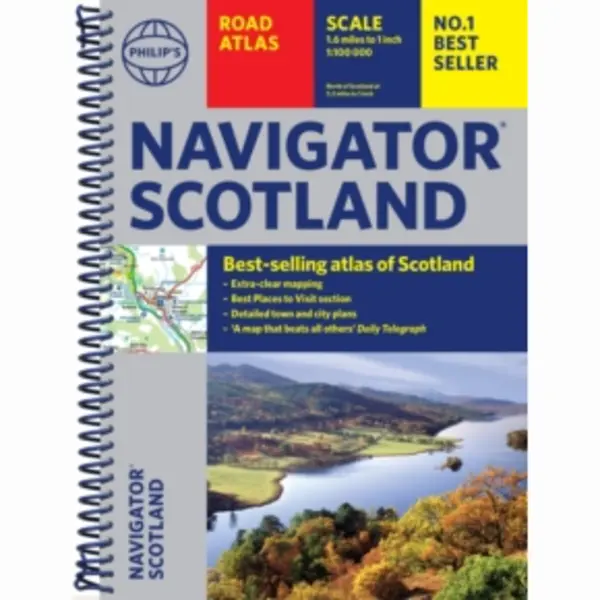 Philip's Road Atlases- Philip's Navigator Scotland thumbnail