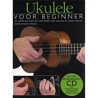 MusicSales Ukulele Voor Beginners + Cd Méthode Ukulele (néerlandais)