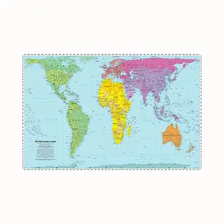 WorldView Publications Peters World Map , Folded