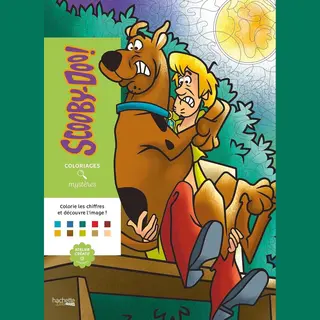 Hachette Heroes Coloriages Mystères Scooby Doo - Kleuren Op Nummer Book