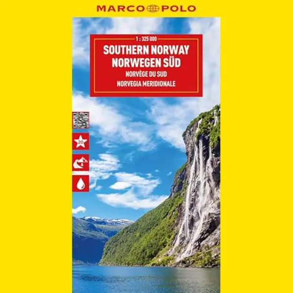 Mairdumont Marco Polo Reisekarte Norwegen Süd 1, 325.000 thumbnail