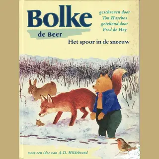 Bolke De Beer Spoor In De Sneeuw