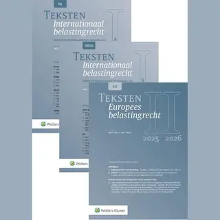 Teksten Internationaal & Europees Belastingrecht 2025/2026