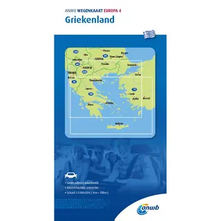 Anwb Wegenkaart - Anwb*Wegenkaart Europa 4. Griekenland