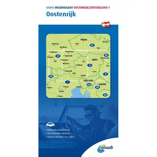 Wegenkaart- Austria /Switzerland Road Map