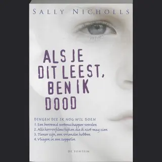 Als Je Dit Leest, Ben Ik Dood