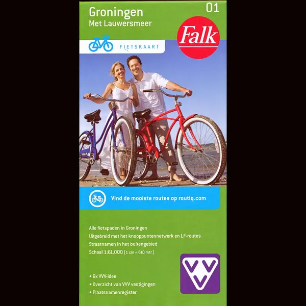 Falkplan Fietskaart 01. Groningen thumbnail