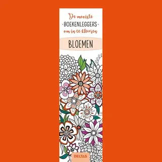 Deltas De Mooiste Kleurboekenleggers Om In Te Kleuren - Bloemen