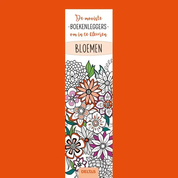 Deltas De Mooiste Kleurboekenleggers Om In Te Kleuren - Bloemen thumbnail