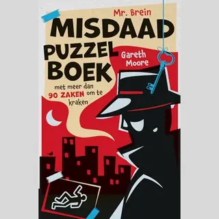 Mus creatief Mr. Brein Misdaadpuzzelboek - 90 Raadselachtige Zaken - Cryptogrammen - Codes - Sudoku's - Japanse Puzzels