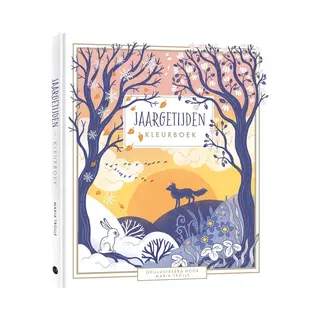 Mus creatief Jaargetijden Kleurboek - Maria Trolle - Kleurboek Voor Volwassenen
