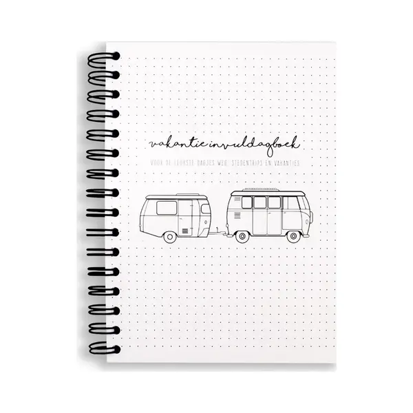 Fyllbooks - Vakantie Invulboek - Reisdagboek, Herinneringsboek, Travel Journal - Inclusief Handige Checklist thumbnail
